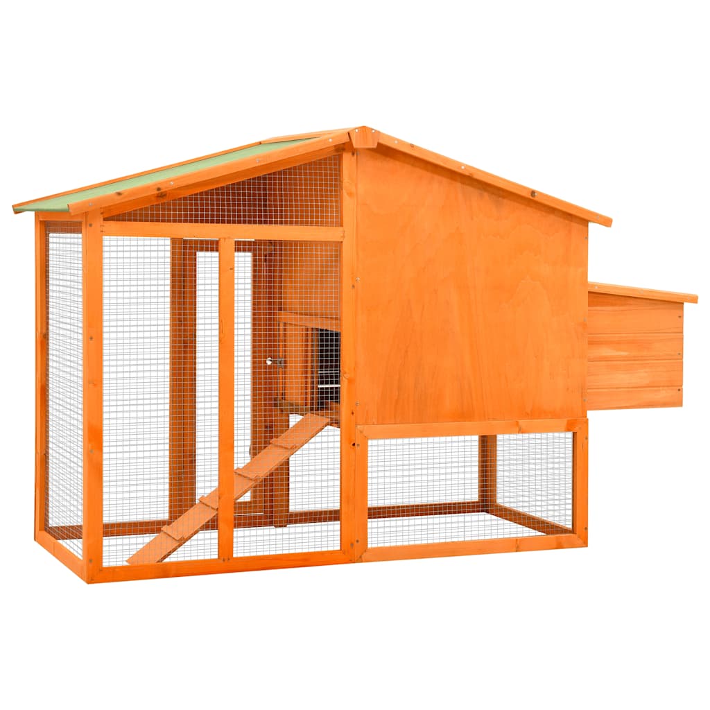 Chicken Coop With Nest Box Solid Fir Wood