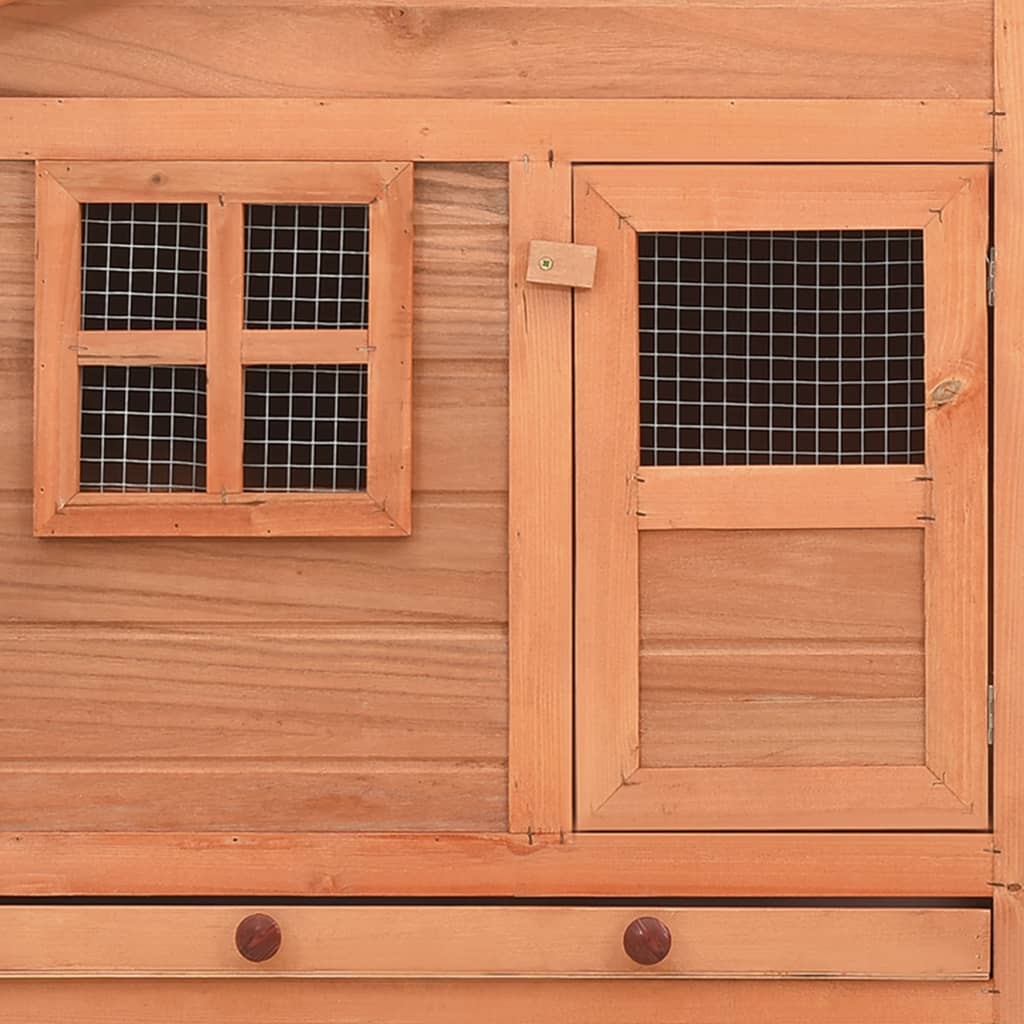Chicken Coop With Nest Box Solid Fir Wood