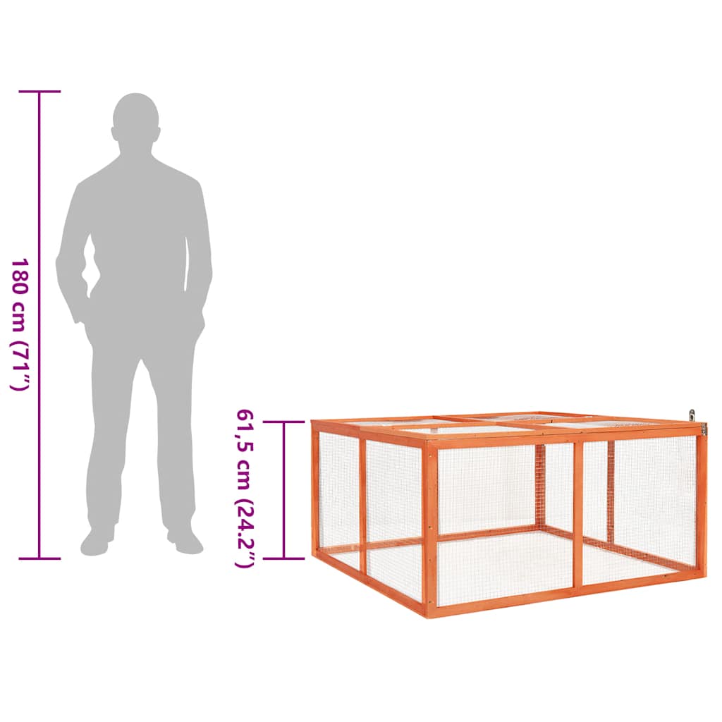 Rabbit Hutch Solid Firwood