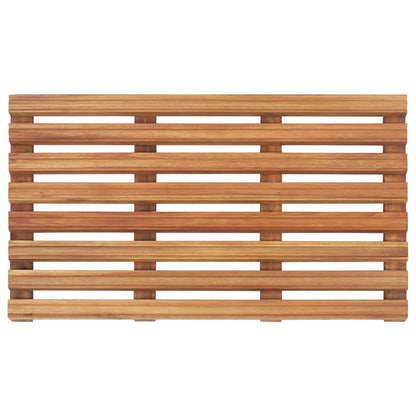 Bath Mats 2 Pcs Solid Acacia Wood 56X37 Cm
