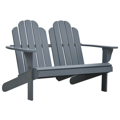 Double Adirondack Chair Wood