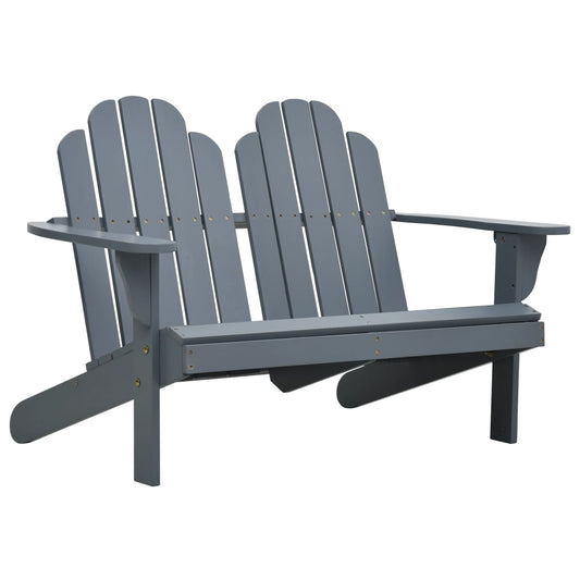 Double Adirondack Chair Wood