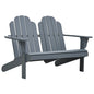 Double Adirondack Chair Wood