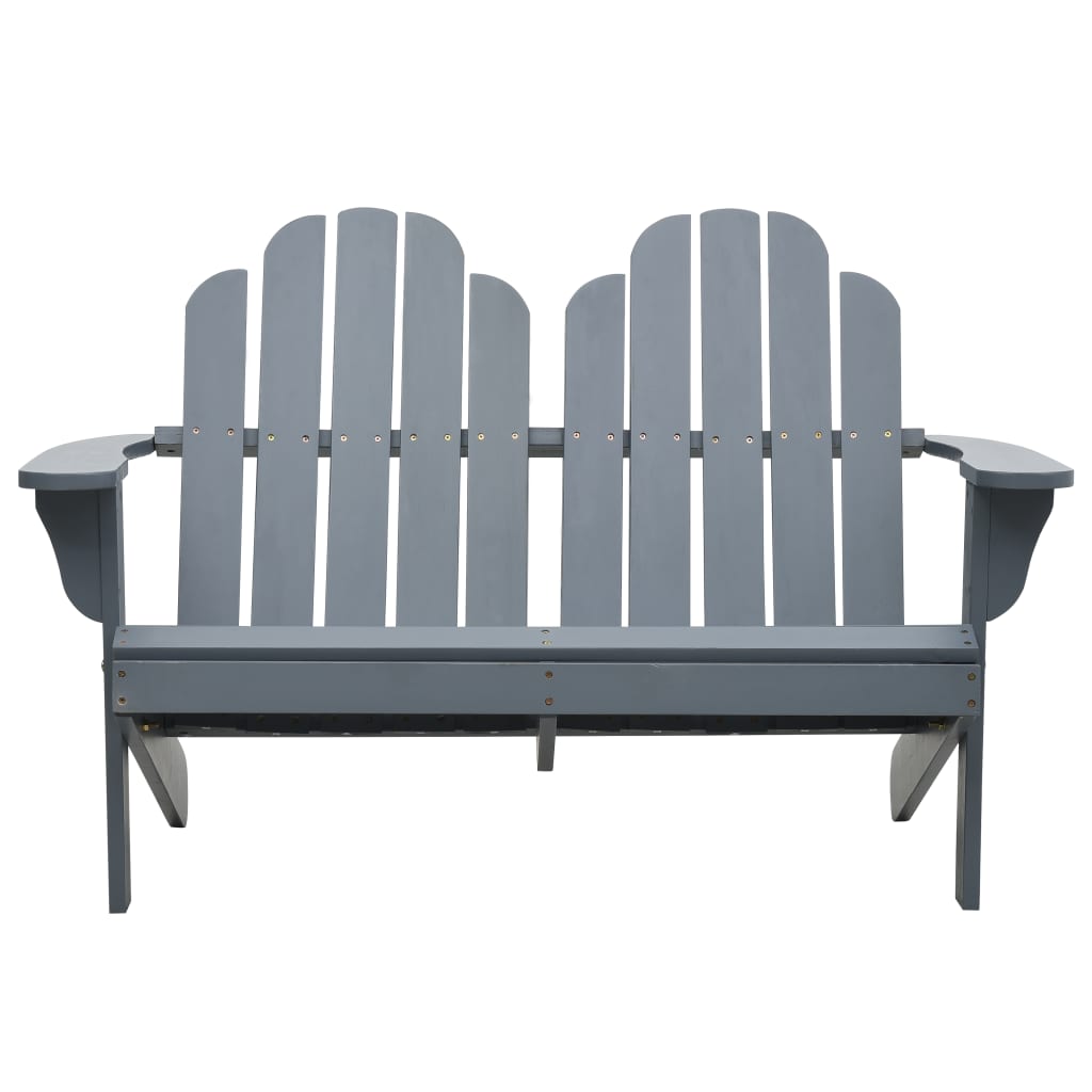 Double Adirondack Chair Wood