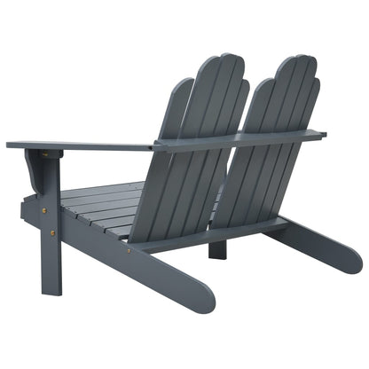 Double Adirondack Chair Wood