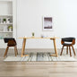 Dining Chair Bent Wood And Faux Leather