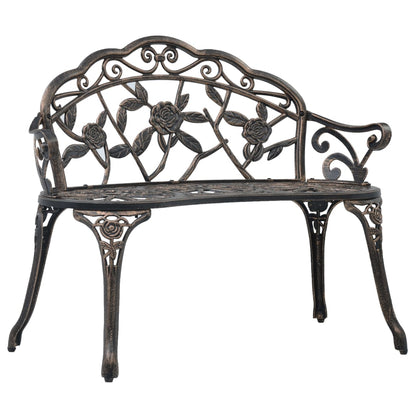 Garden Bench 99 Cm Cast Aluminium