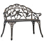 Garden Bench 99 Cm Cast Aluminium