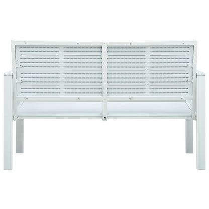 Garden Bench 120 Cm Hdpe Wood Look