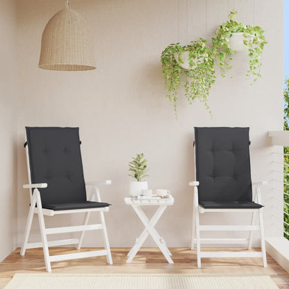 Garden Highback Chair Cushions 6 Pcs Fabric