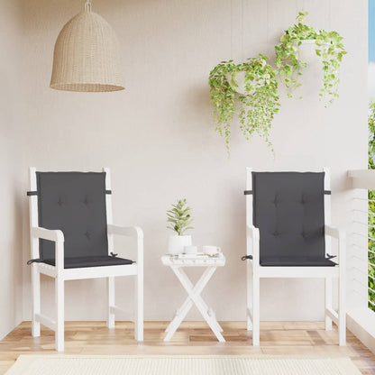 Garden Lowback Chair Cushions 6 Pcs Oxford Fabric