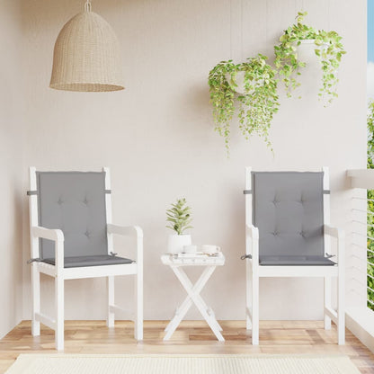 Garden Lowback Chair Cushions 6 Pcs Oxford Fabric