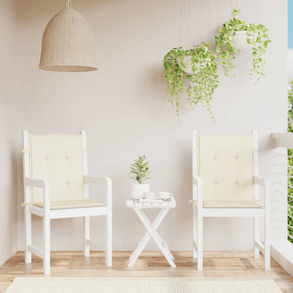 Garden Lowback Chair Cushions 6 Pcs Oxford Fabric