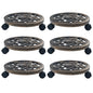 Plant Trolleys 6 Pcs Plastic