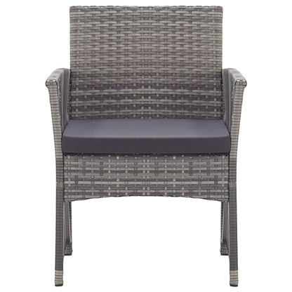 Garden Armchairs With Cushions 2 Pcs Poly Rattan