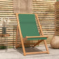Folding Beach Chair Solid Wood Teak