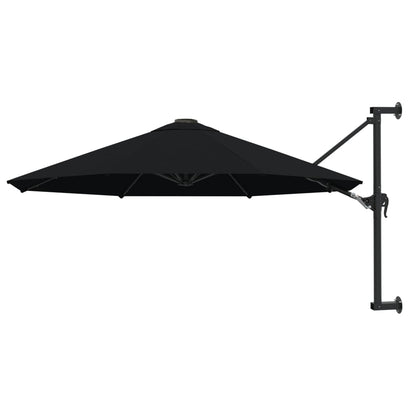 Wall-Mounted Garden Parasol With Metal Pole 300 Cm