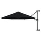 Wall-Mounted Garden Parasol With Metal Pole 300 Cm