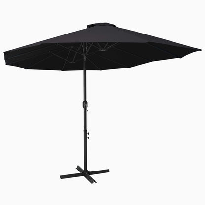 Garden Parasol With Aluminium Pole 460X270 Cm