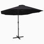 Garden Parasol With Aluminium Pole 460X270 Cm