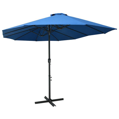 Garden Parasol With Aluminium Pole 460X270 Cm