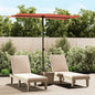 Garden Parasol With Aluminium Pole 2X1.5 M