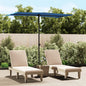 Garden Parasol With Aluminium Pole 2X1.5 M