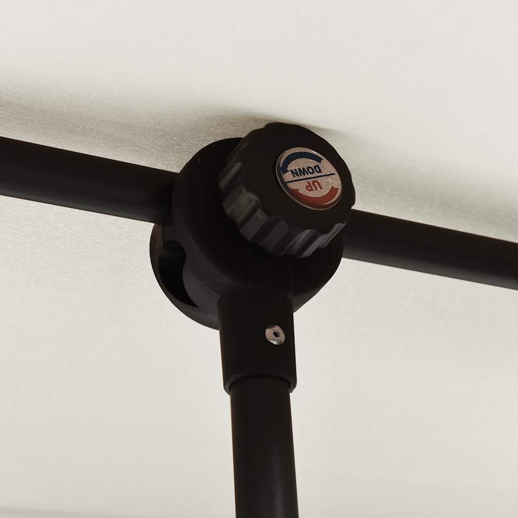 Garden Parasol With Aluminium Pole 2X1.5 M