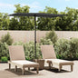 Garden Parasol With Aluminium Pole 2X1.5 M