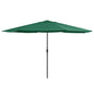 Garden Parasol With Metal Pole 390 Cm