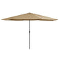 Garden Parasol With Metal Pole 390 Cm