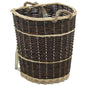 Firewood Backpack With Carrying Belts Natural Willow