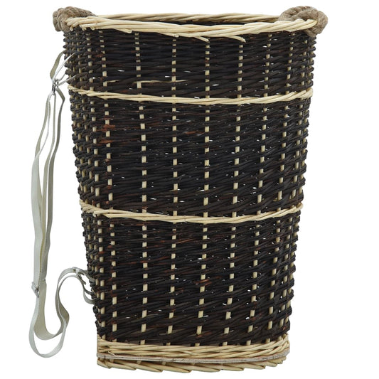Firewood Backpack With Carrying Belts Natural Willow