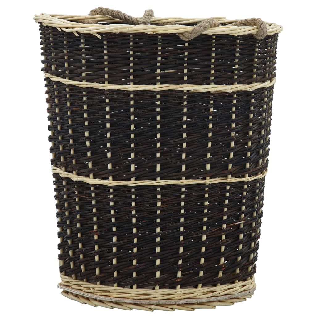 Firewood Backpack With Carrying Belts Natural Willow