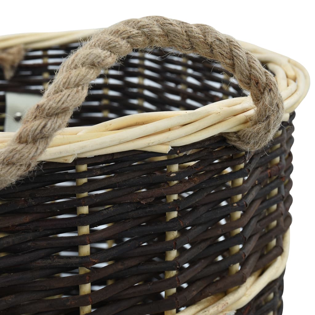 Firewood Backpack With Carrying Belts Natural Willow