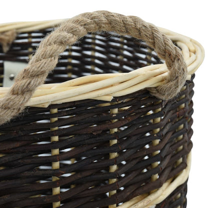 Firewood Backpack With Carrying Belts Natural Willow