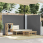 Retractable Side Awning 600 X 200 Cm Metal