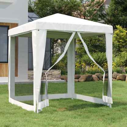 Party Tent With 12 Mesh Sidewalls Hdpe