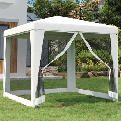 Party Tent With 12 Mesh Sidewalls Hdpe