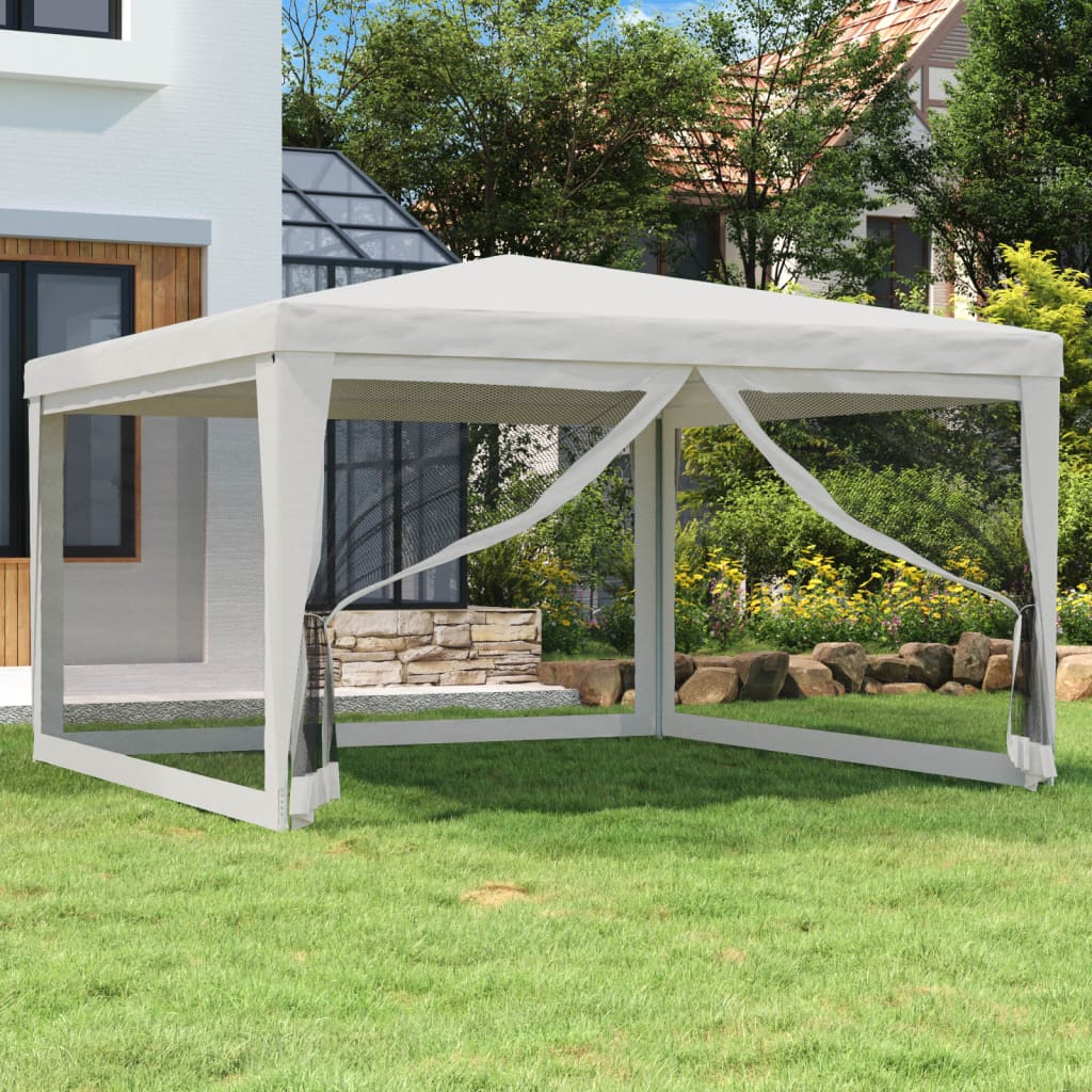 Party Tent With 12 Mesh Sidewalls Hdpe