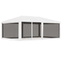 Party Tent With 12 Mesh Sidewalls Hdpe