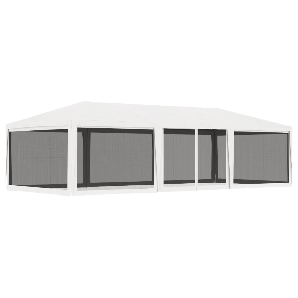 Party Tent With 12 Mesh Sidewalls Hdpe
