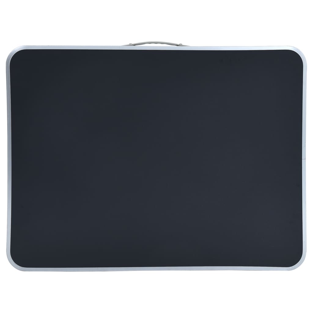 Foldable Camping Table With Metal Frame 80X60 Cm