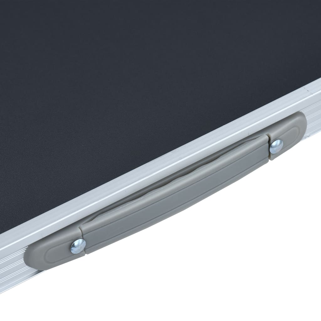 Foldable Camping Table With Metal Frame 80X60 Cm