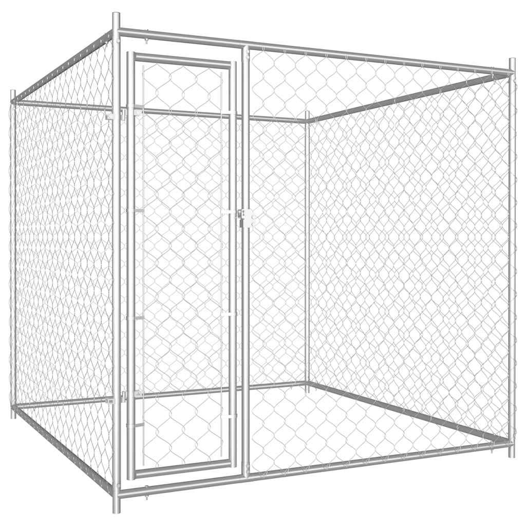 Outdoor Dog Kennel With Canopy Top