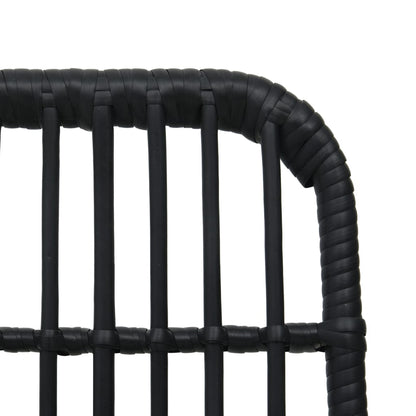 Garden Chairs 2 Pcs Poly Rattan