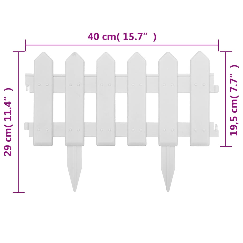 Lawn Edgings 25 Pcs 10 M Pp