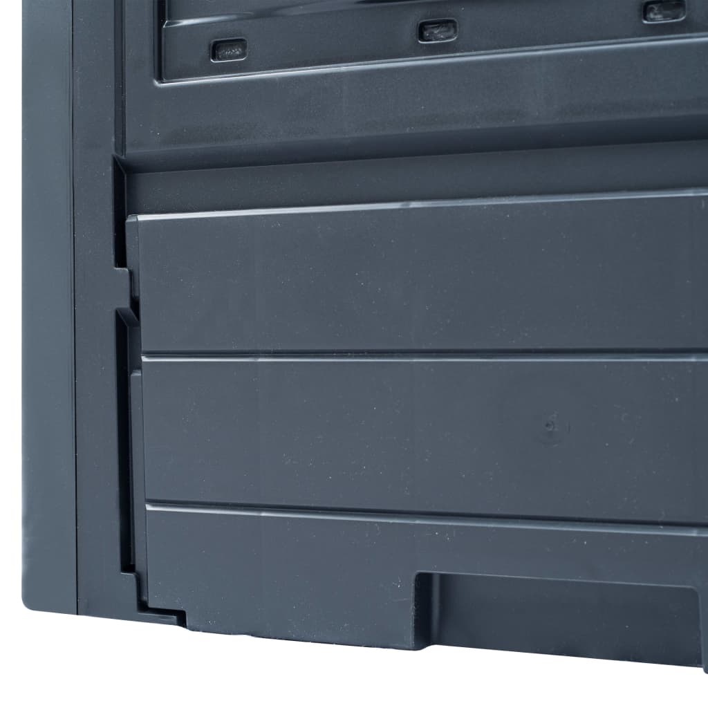 Garden Composters 2 Pcs Grey 60X60X73 Cm