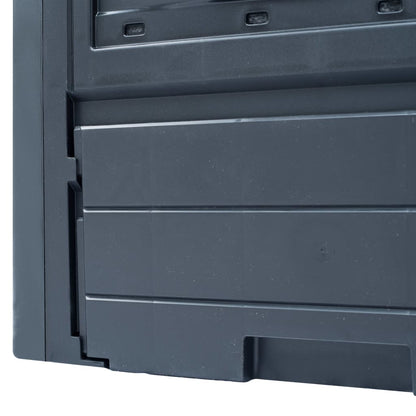 Garden Composters 2 Pcs Grey 60X60X73 Cm