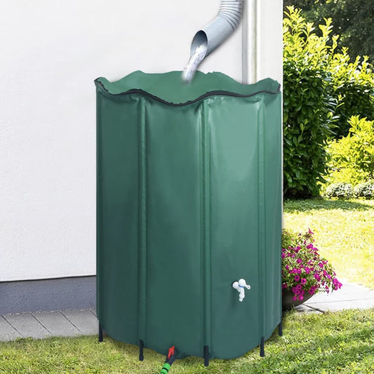 Collapsible Rain Water Tank With Spigot